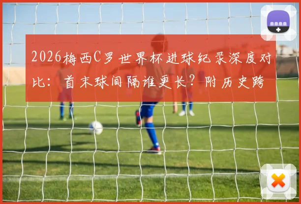 2026梅西C罗世界杯进球纪录深度对比：首末球间隔谁更长？附历史跨度排名榜单